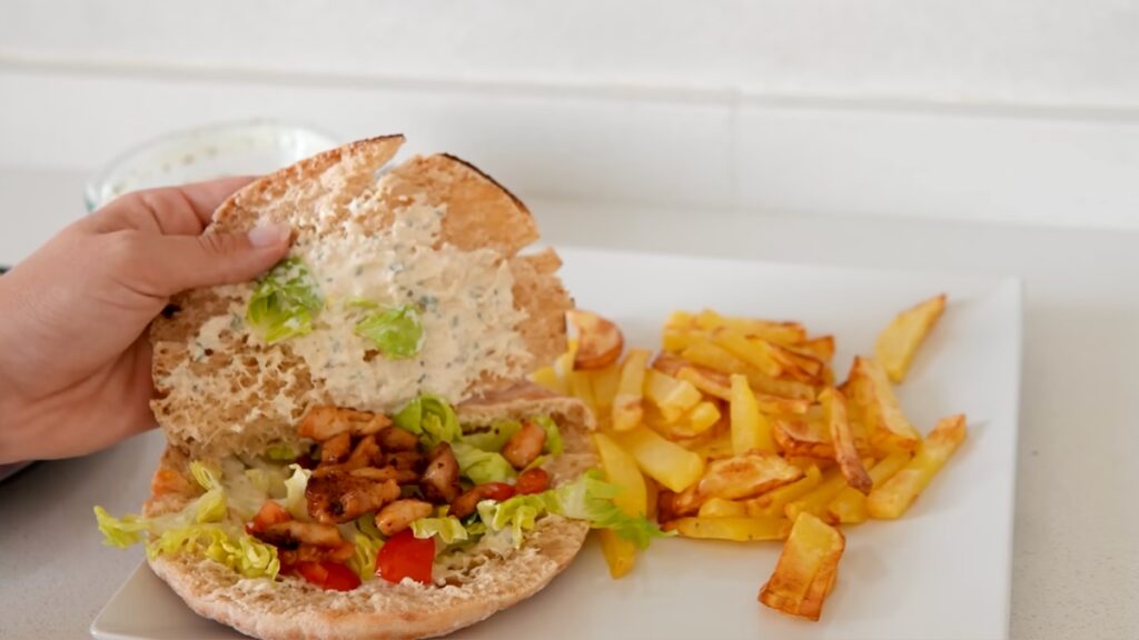 Kebab casero saludable